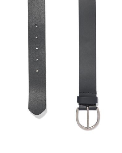 ceinture femme en cuir 4 cm noir - 1000023440 - HEMA