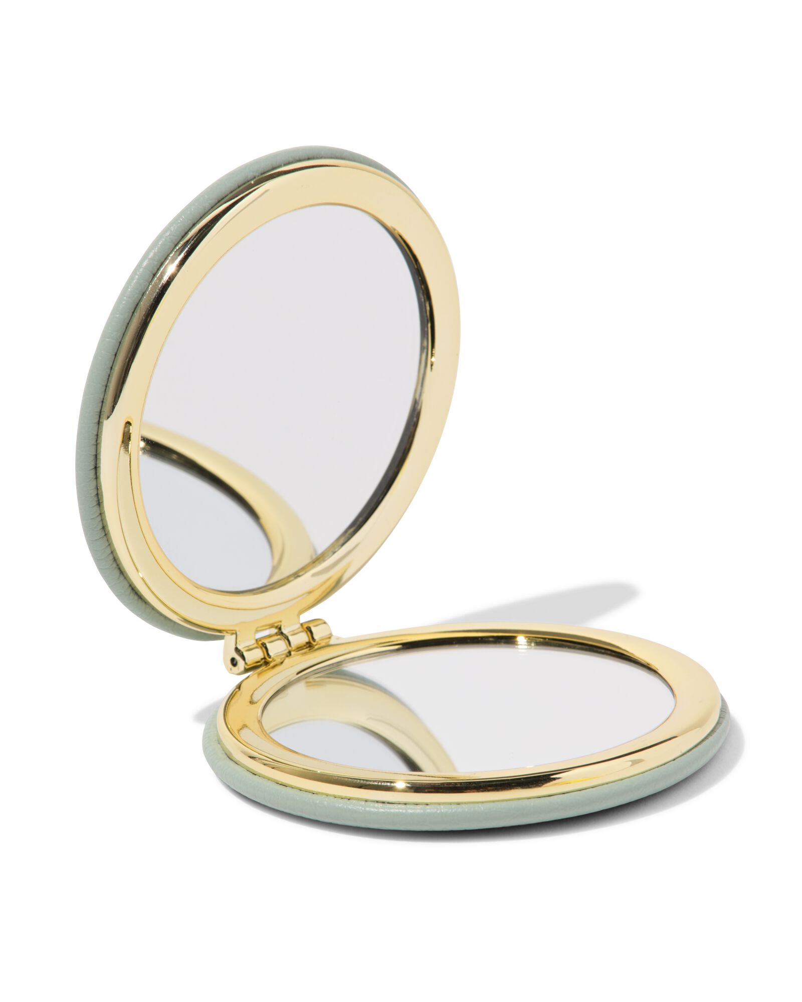 miroir pliant 7x7.5cm simili cuir - 60100532 - HEMA