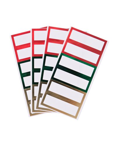 naamstickers kerst - 25300033 - HEMA