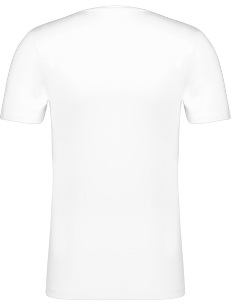 Herren-T-Shirt, Slim Fit, V-Ausschnitt, Bambus weiß weiß - 1000010016 - HEMA