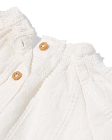 Baby-T-Shirt mit Stickerei eierschalenfarben eierschalenfarben - 33453920OFFWHITE - HEMA