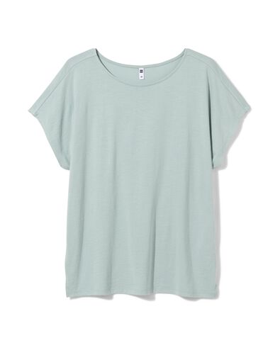 Damen-T-Shirt Amelie, mit Bambusanteil grau grau - 36355270GREY - HEMA