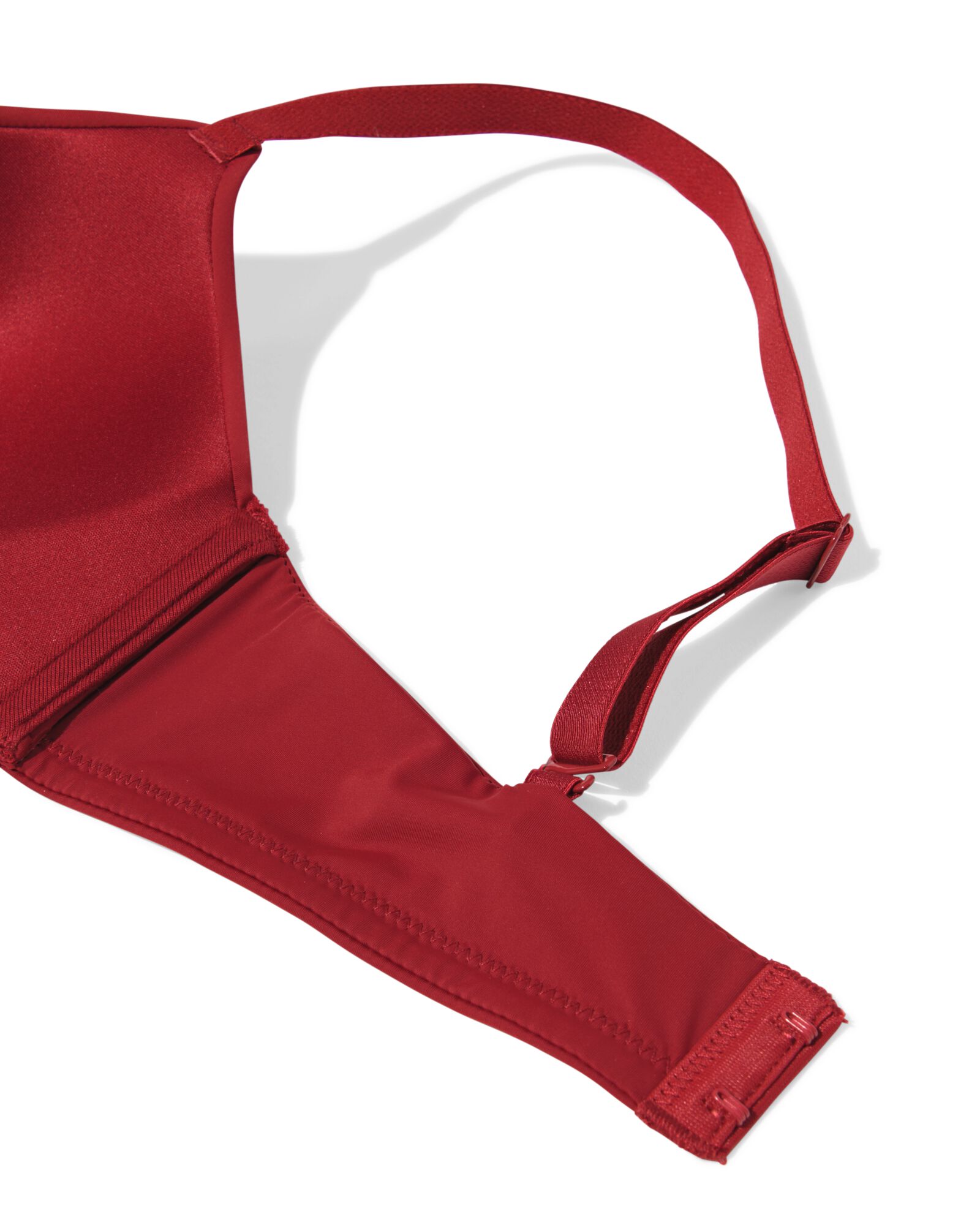 soutien-gorge pr&eacute;form&eacute; sans armatures rouge fonc&eacute; - 21800916DARKRED - HEMA