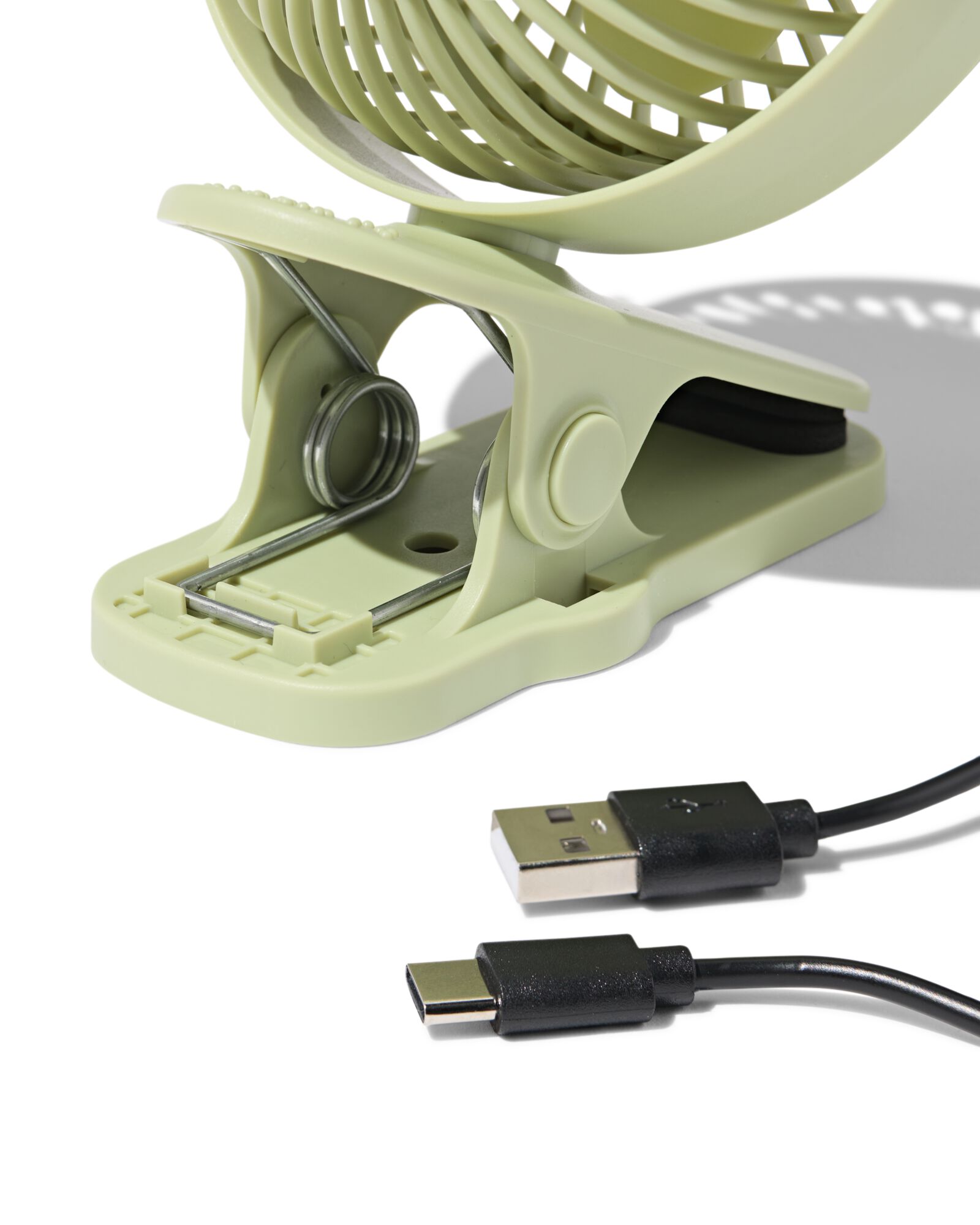 ventilateur &agrave; pince ⌀13,5cm vert - 80200041 - HEMA