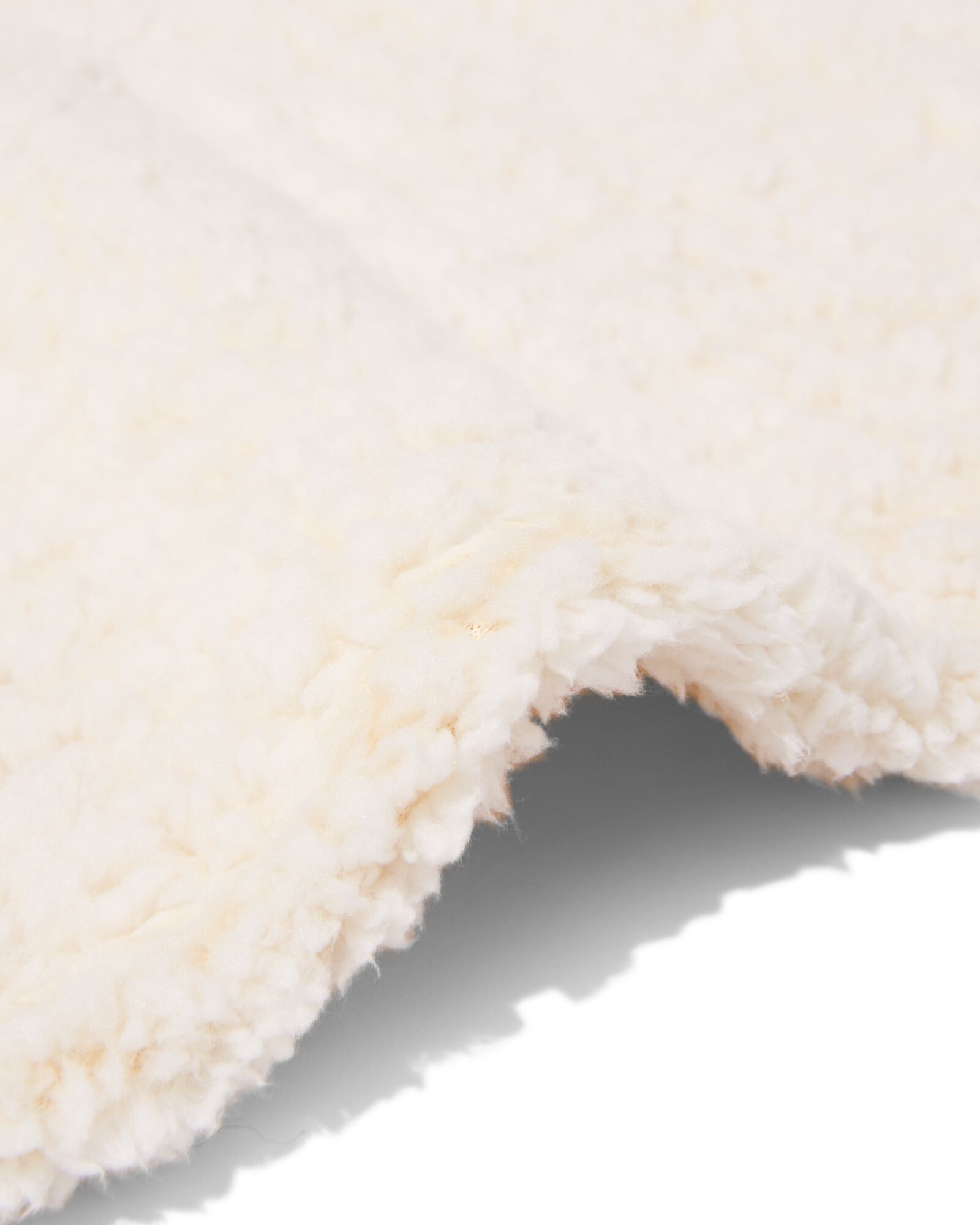 plaid 130x150cm peluche rayures blanc - 7325152 - HEMA