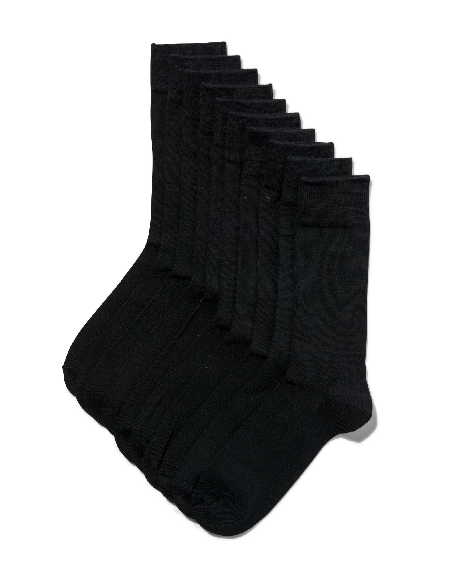 10 paires de chaussettes homme noir - HEMA