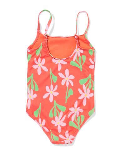 maillot de bain enfant fleurs corail - 22250330CORAL - HEMA