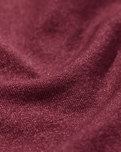 slip femme sans coutures microfibre et dentelle bordeaux - 19631414BURGUNDYRED - HEMA