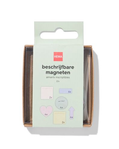 Beschreibbare Magneten &ndash; 22 St&uuml;ck - 14404006 - HEMA
