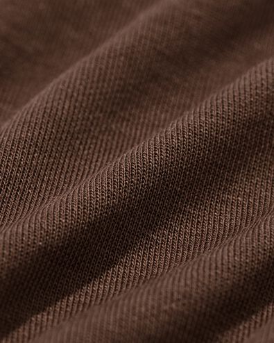 heren T-shirt Job oversized fit donkerbruin donkerbruin - 2179030DARKBROWN - HEMA