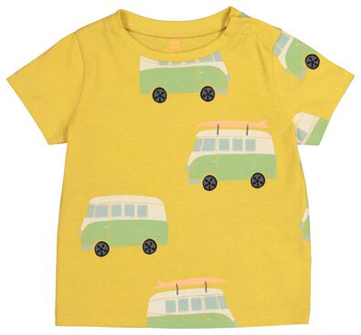 t-shirt bébé jaune - 1000019714 - HEMA