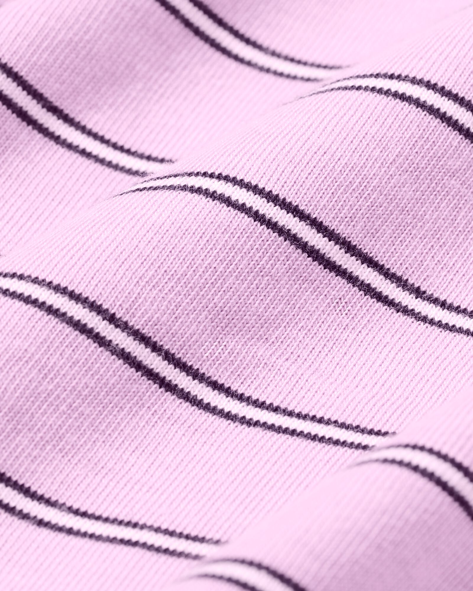 Damen-T-Shirt Elif, Jersey, gestreift rosa - 36206870PINK - HEMA