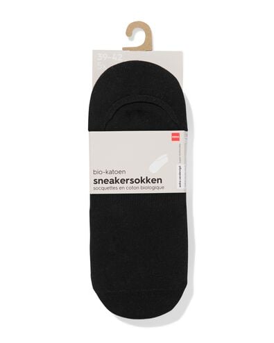 heren sneakersokken - 5 paar zwart zwart - 1000018847 - HEMA