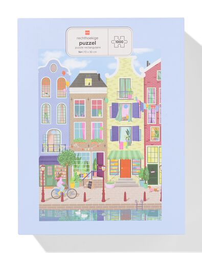 legpuzzel 70x50cm 1000 stukjes grachtenpanden - 61160260 - HEMA
