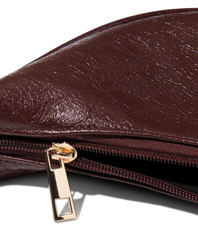 schoudertas imitatieleer rood - 18750003 - HEMA