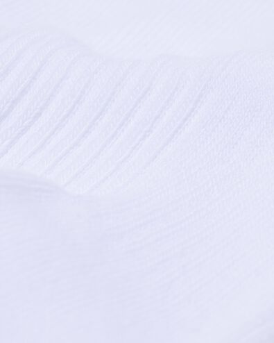 5 paires de socquettes homme sport blanc 43/46 - 4120077 - HEMA
