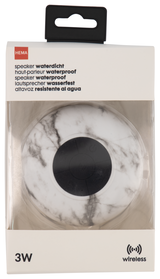waterproof bluetooth speaker - Ø8cm marbre - 39630164 - HEMA