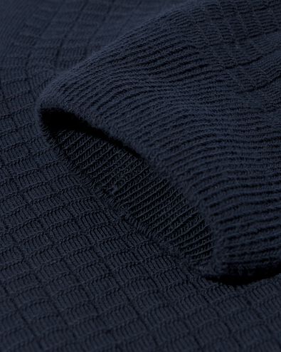 Herrensocken strukturiert in Dunkelblau blau - 4104765BLUE - HEMA
