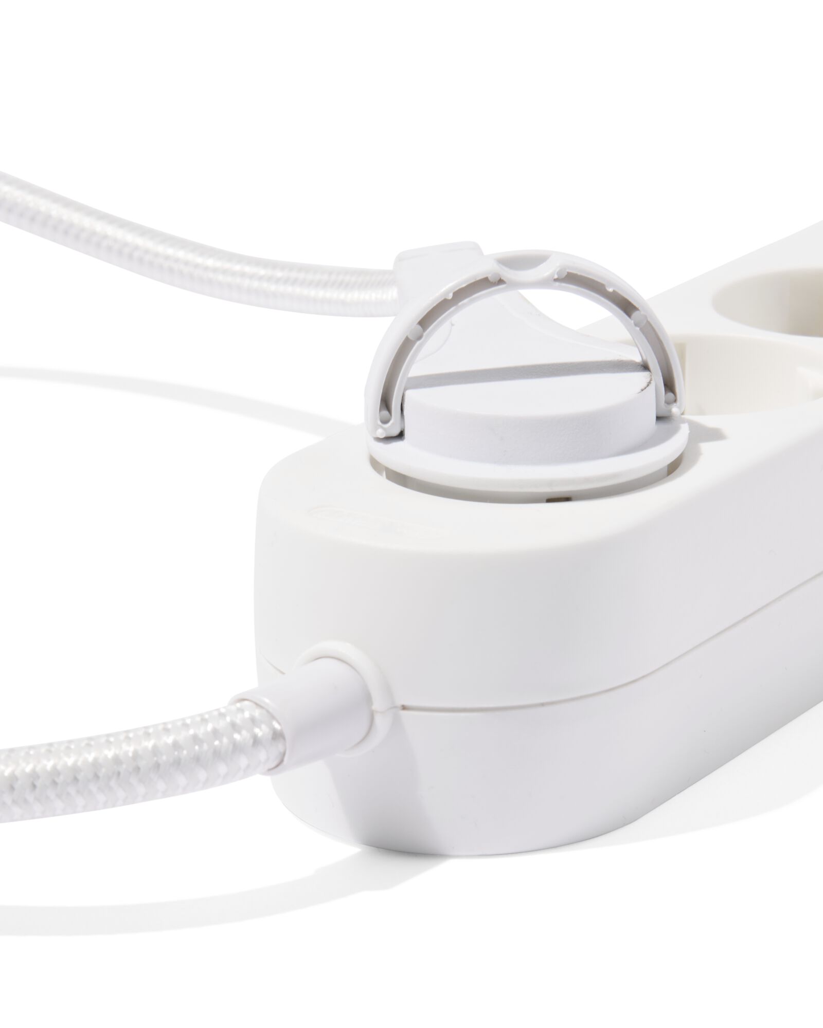 bloc multiprise 5 prises 1,5m blanc - 81010017 - HEMA