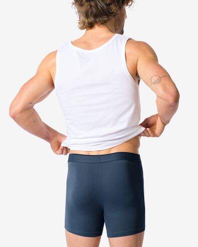 herenboxers comfort perfect - 2 stuks donkerblauw donkerblauw - 19190380DARKBLUE - HEMA
