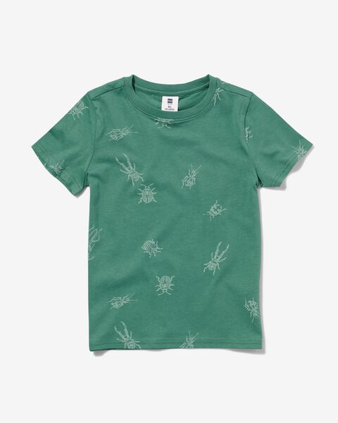 kinder t-shirt insecten groen 122/128 - 30767648 - HEMA