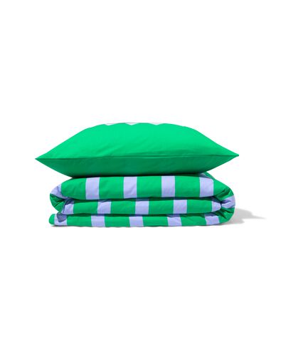 housse de couette enfant 140x200 coton doux monstre vert - 5760098 - HEMA