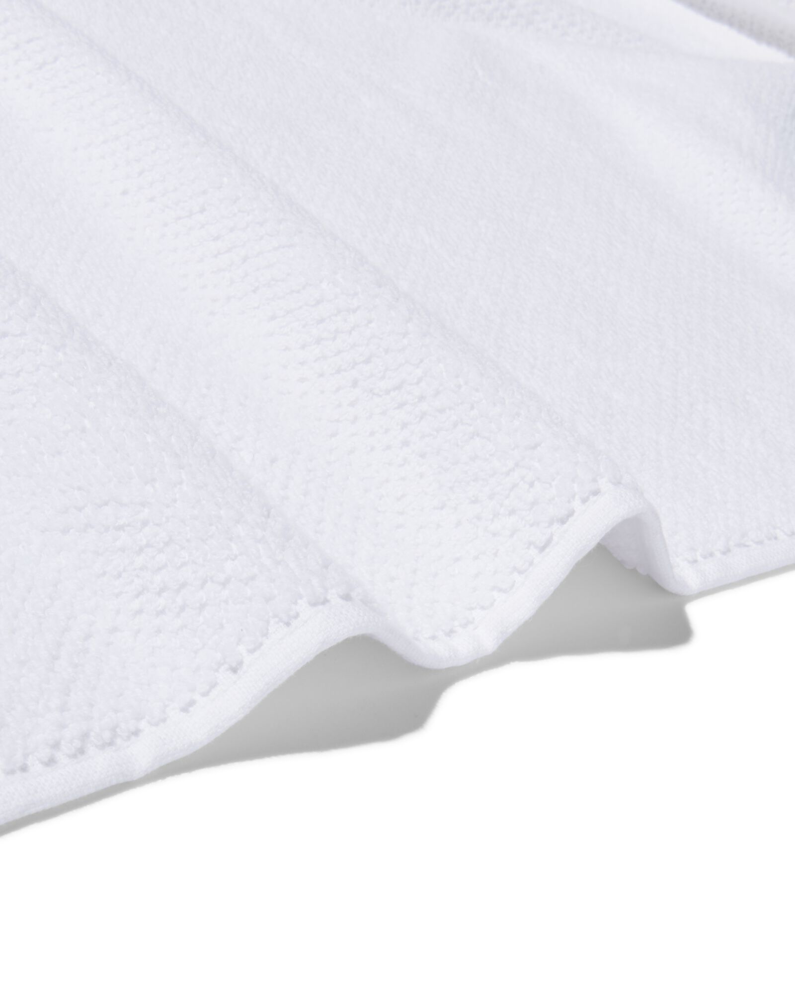serviette de bain 2&egrave;me vie coton recycl&eacute; blanc - 1000031876 - HEMA