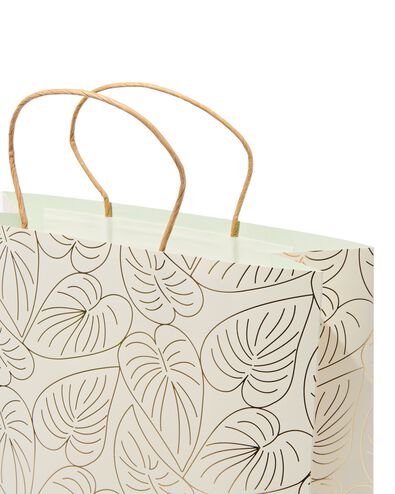 cadeautas papier 37x28x12 bladeren - 14740073 - HEMA