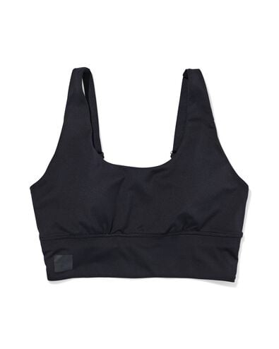 Sport-BH mit Unterst&uuml;tzung Light, b&uuml;gellos schwarz schwarz - 21700255BLACK - HEMA
