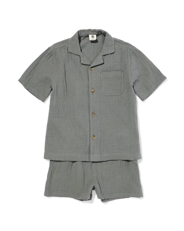 kinderset regular fit grijs grijs - 30716406GREY - HEMA