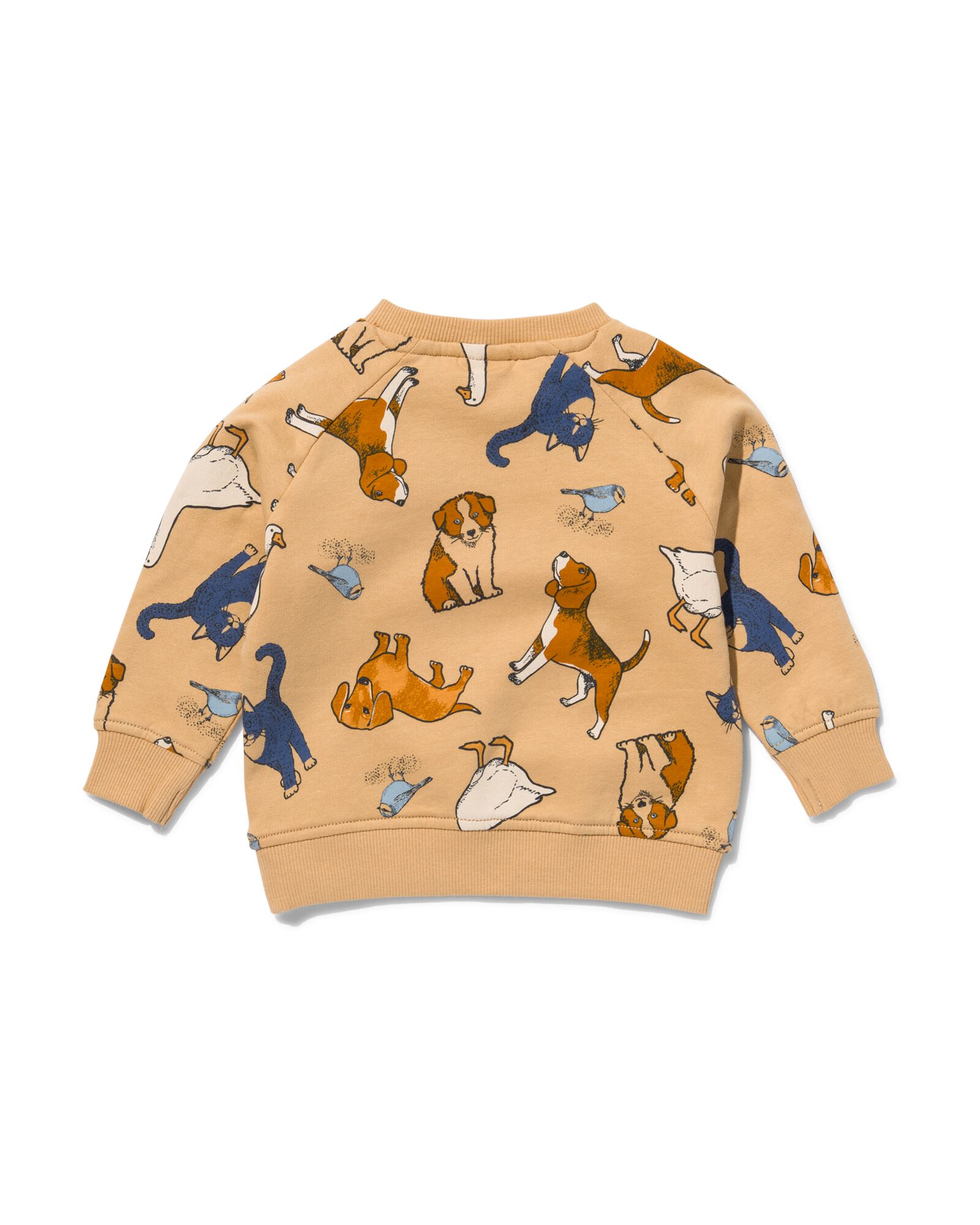 baby sweater dieren beige beige - 1000029742 - HEMA