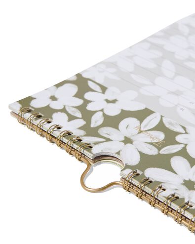 calendrier d&rsquo;anniversaires 28x16 avec fleurs - 14170117 - HEMA