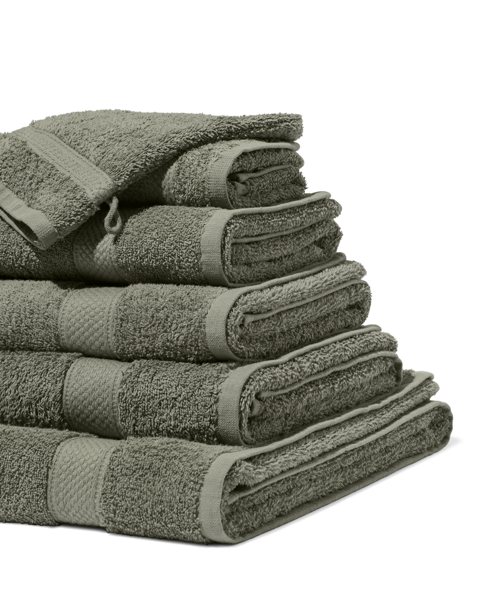 Handtücher - schwere Qualität graugrün graugrün - 1000025889 - HEMA
