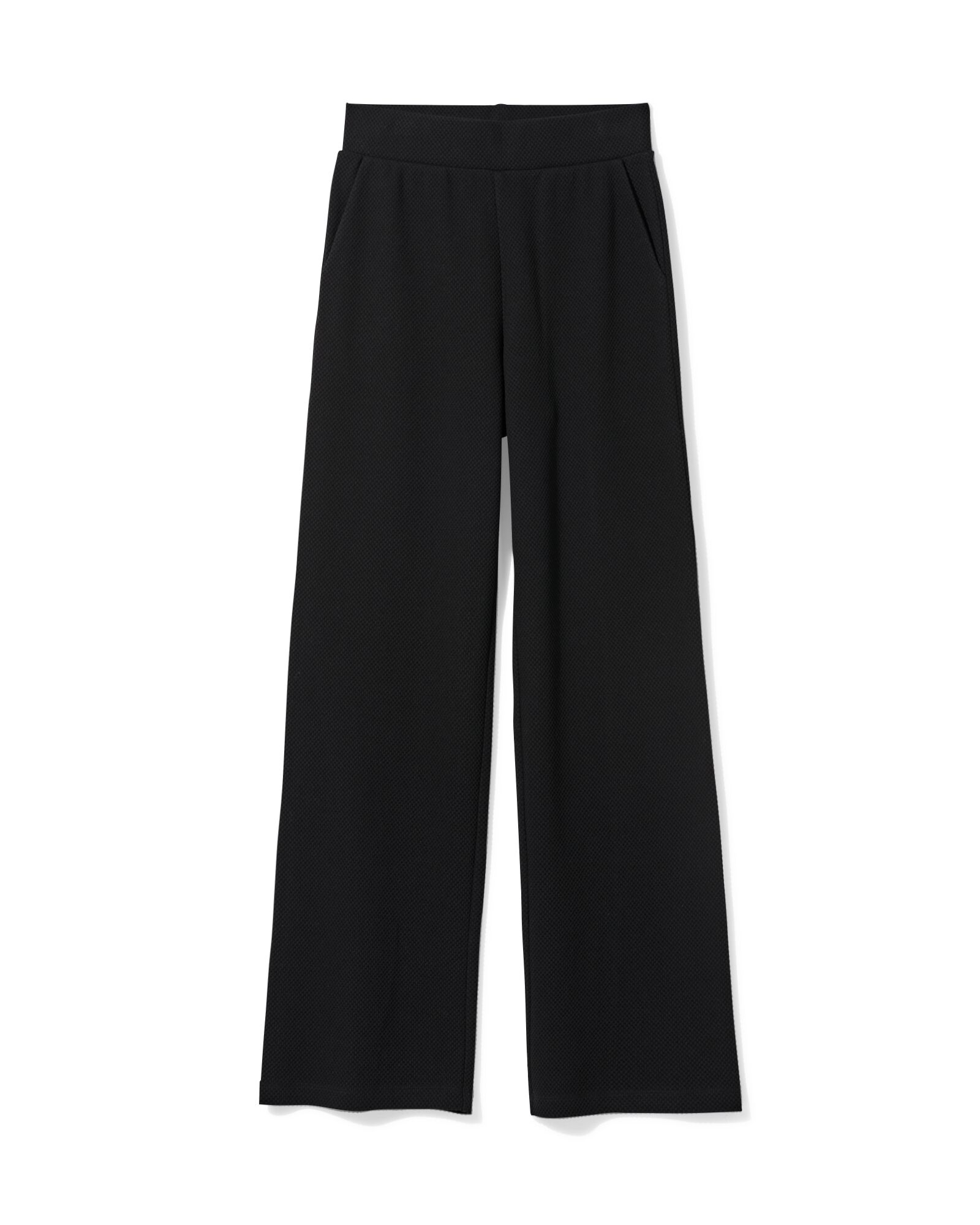 damesbroek Kacey regular fit  zwart zwart - 36300980BLACK - HEMA