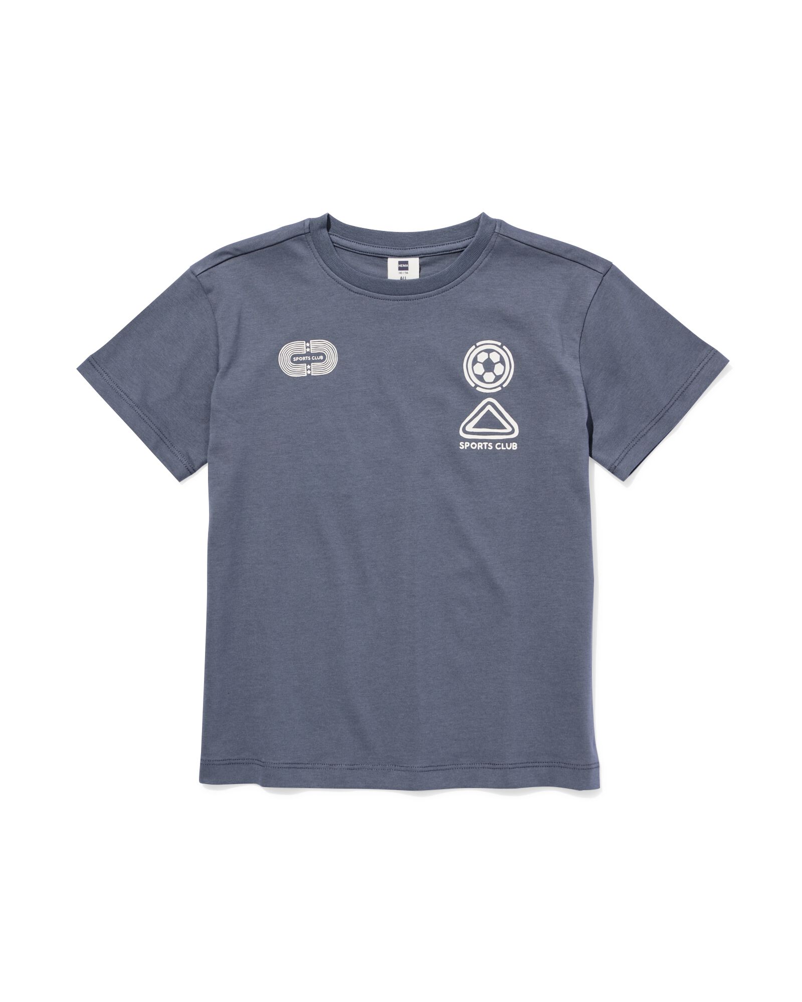 Kinder-T-Shirt Fu&szlig;ball dunkelgrau - 30744703DARKGREY - HEMA