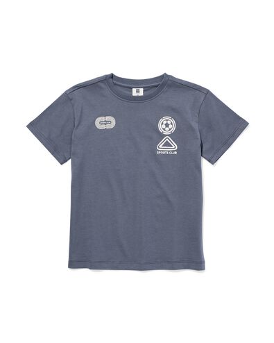 Kinder-T-Shirt Fu&szlig;ball dunkelgrau - 30744703DARKGREY - HEMA