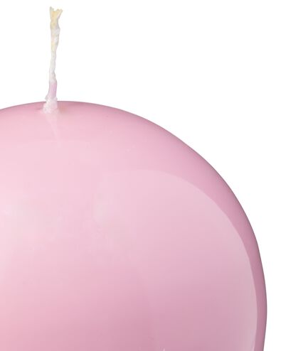 bougie boule ⌀10x10cm vieux rose - 13506135 - HEMA
