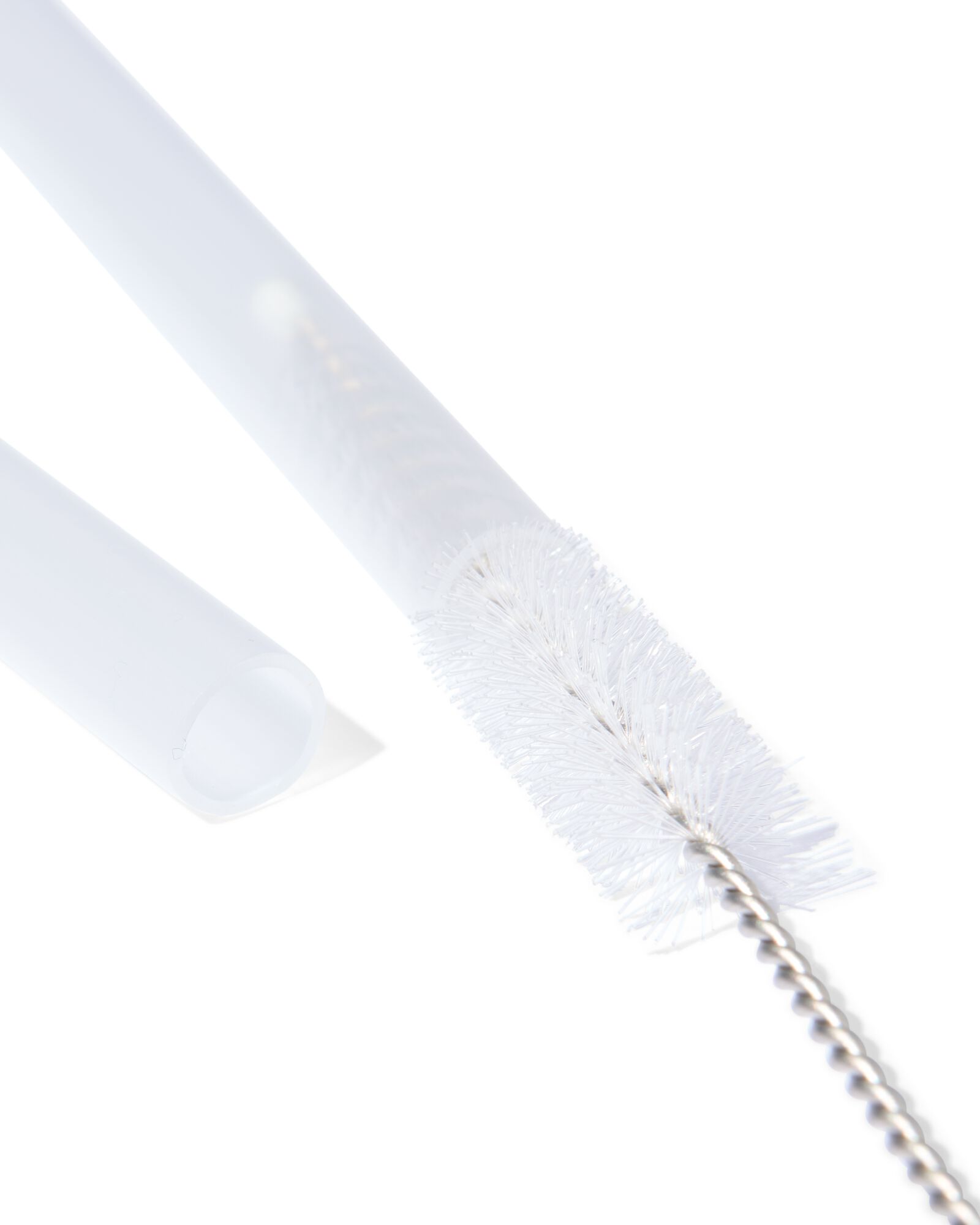 rietjes met schoonmaakborstel voor waterflessen van 430ml en 350ml - 80650242 - HEMA