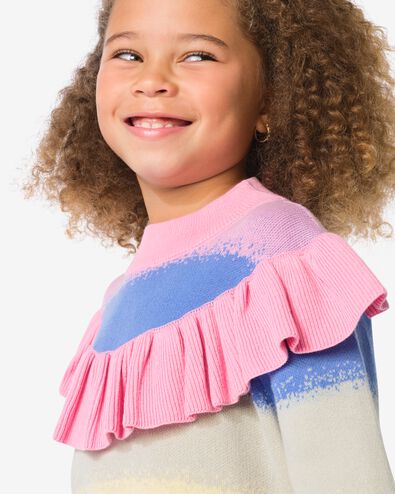 pull enfant en maille fine  rose rose - 30837900PINK - HEMA
