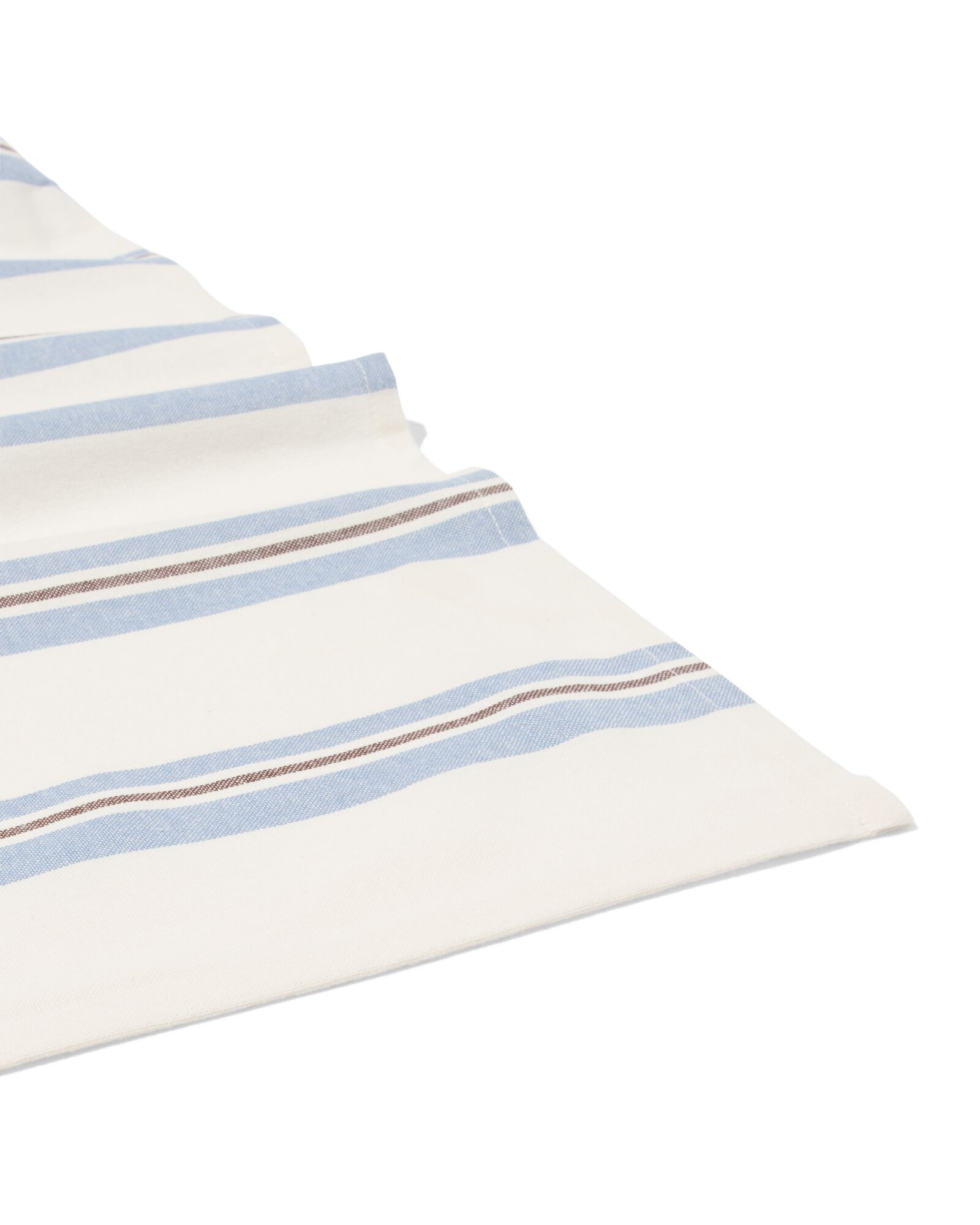 nappe XL 320x145cm coton ray&eacute; bleu - 5300096 - HEMA