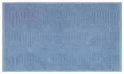 tapis de bain 50x85 qualité épaisse bleu glace rétro - 5210075 - HEMA