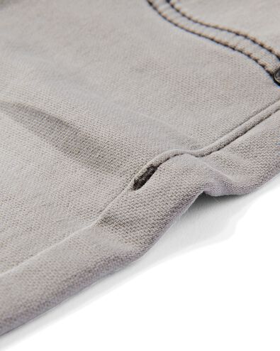 kindershort jogdenim grijs grijs - 1000023202 - HEMA