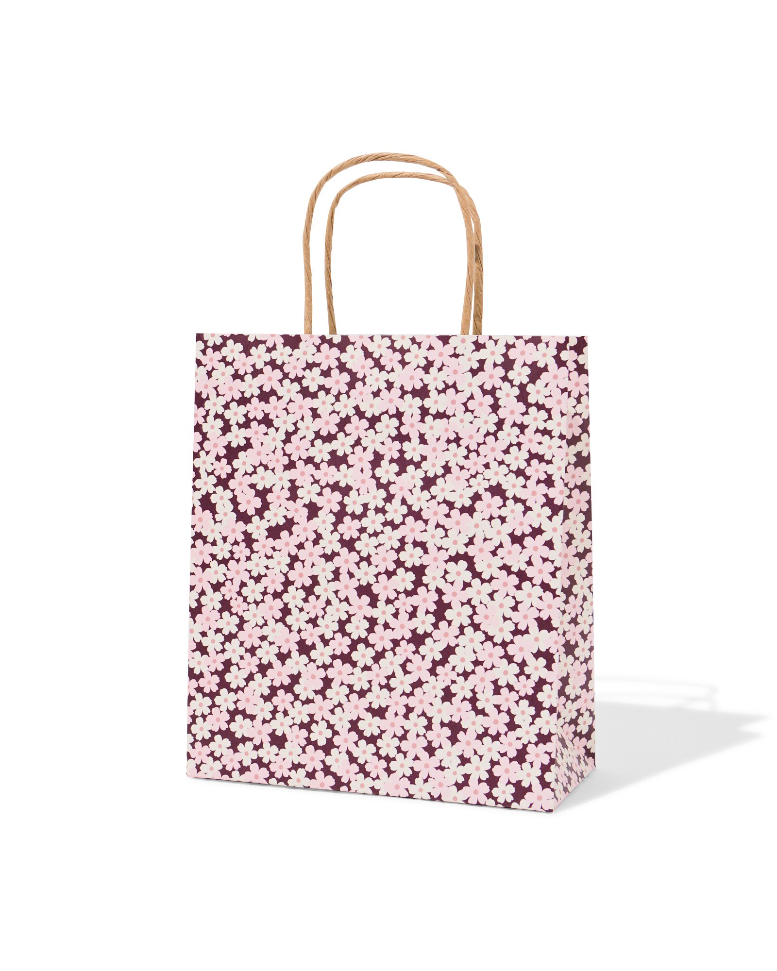 cadeautas M 29.5x18cm bloemen - 14700270 - HEMA