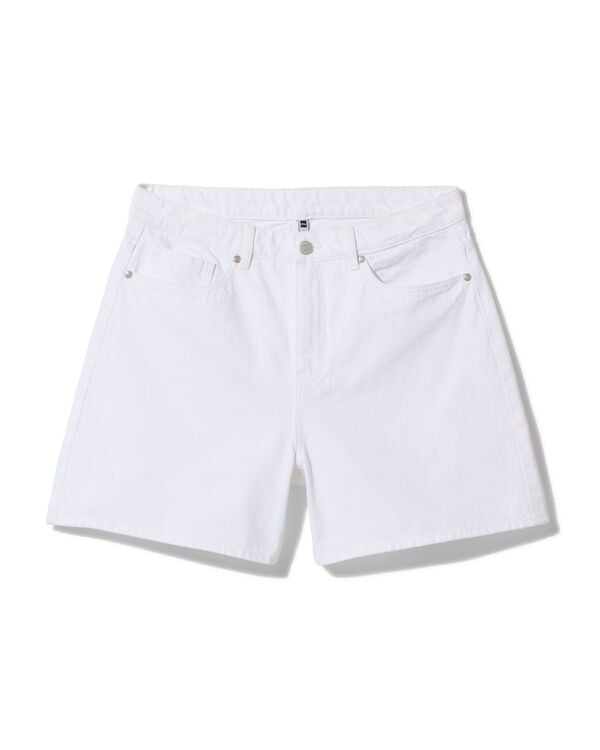 short en jean femme blanc blanc - 1000031249 - HEMA