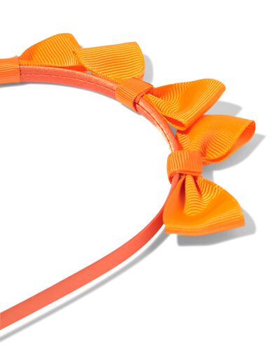 diadeem strikjes oranje - 60800292 - HEMA