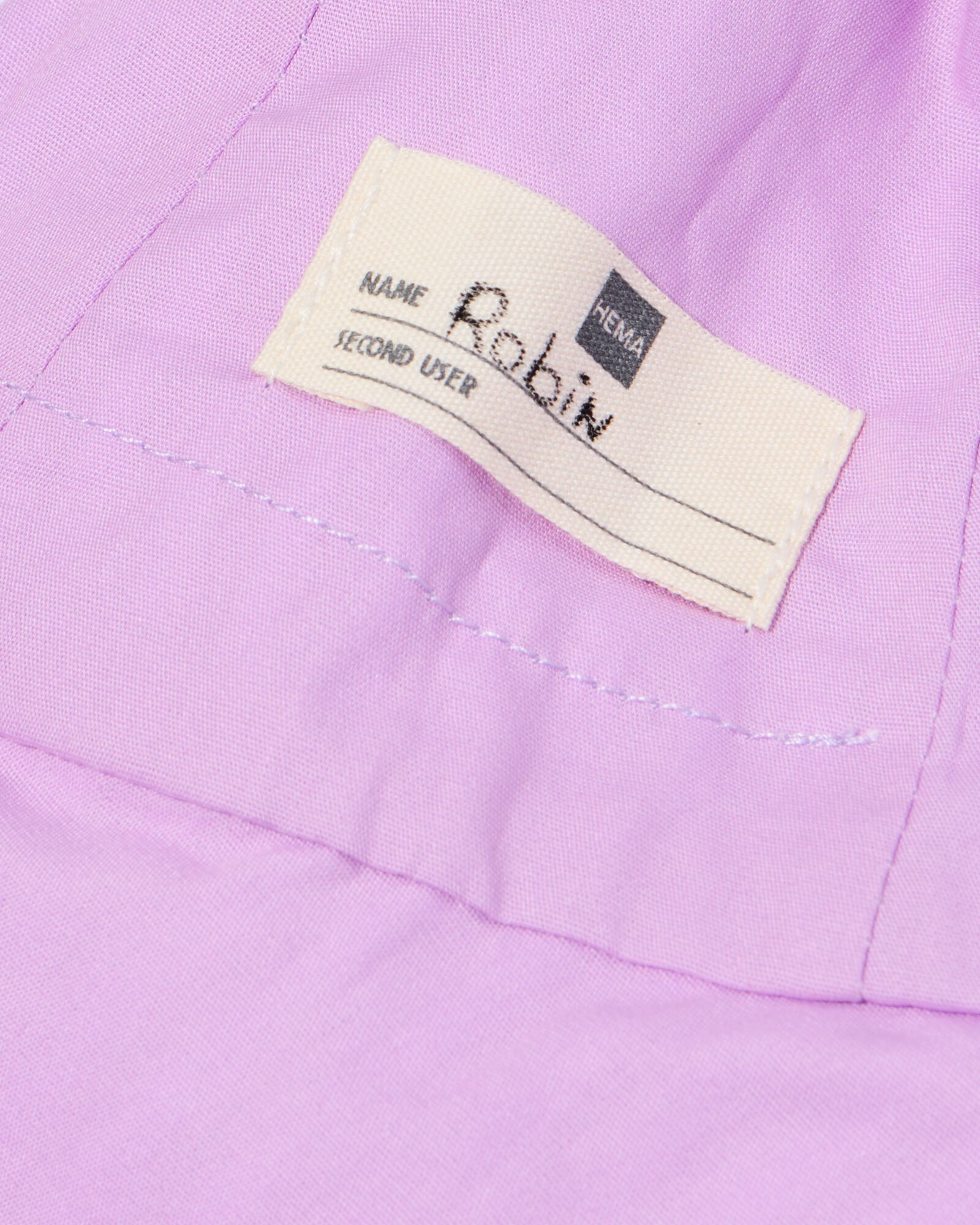 bonnet b&eacute;b&eacute; seersucker rayures lilas lilas - 33200545LILAC - HEMA