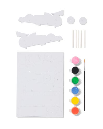 kit de bricolage voitures en mousse - 4 pi&egrave;ces - 15900497 - HEMA