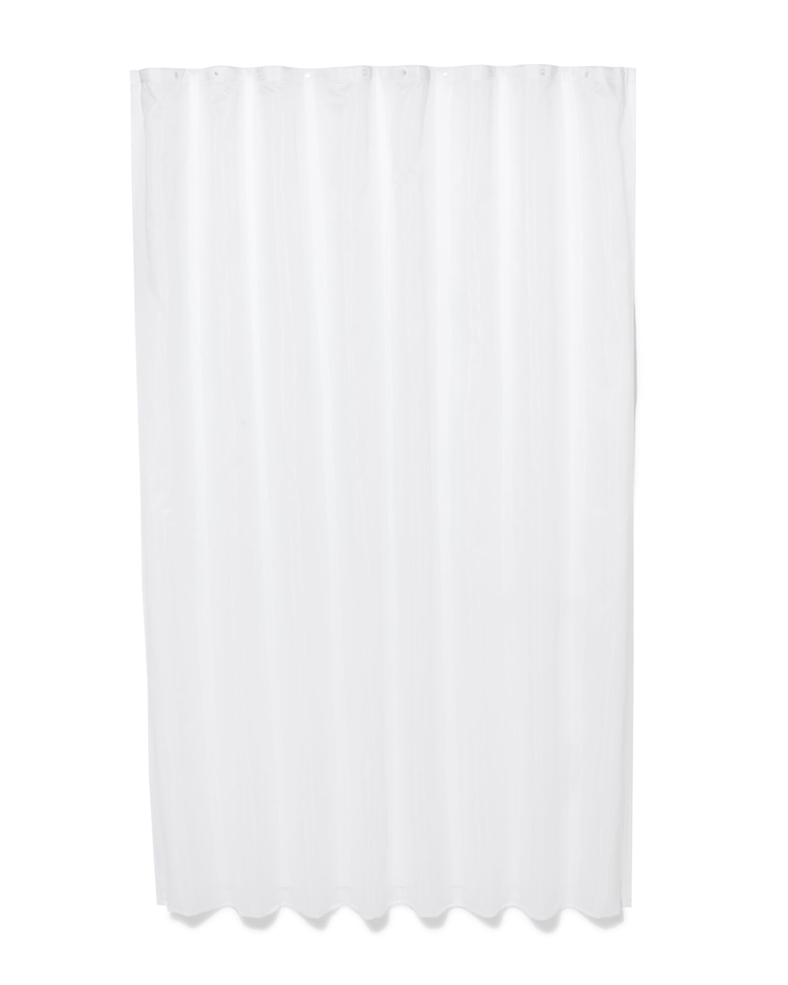 hema rideau de douche 180x200 polyester recyclé blanc (blanc)