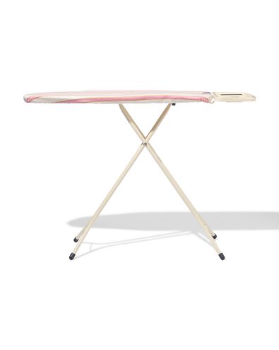 planche &agrave; repasser Brabantia A 110x30 cm pour fer &agrave; repasser rayures rose - 20500171 - HEMA