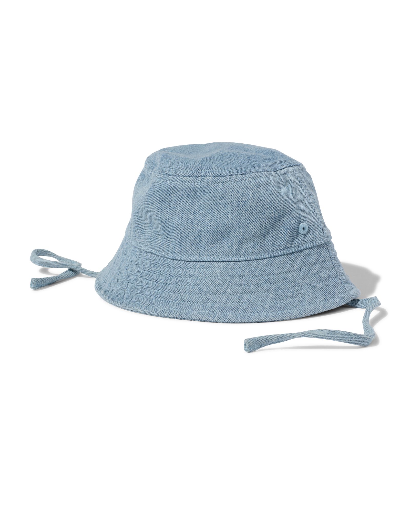 baby bucket hat denim blauw - 33250065BLUE - HEMA